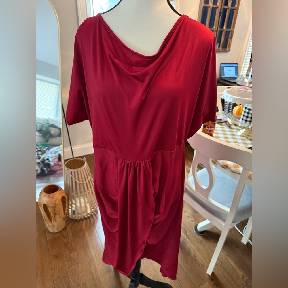 Elegant Red Women's Dress